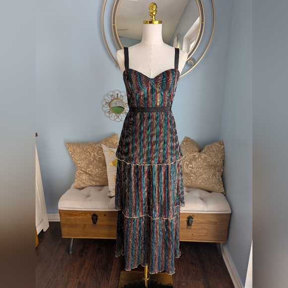 SAYLOR Aviva Metallic Dress - Picture 1 of 9